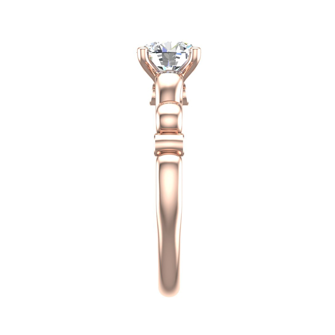 Ellieana Infinity Solitaire Engagement Ring